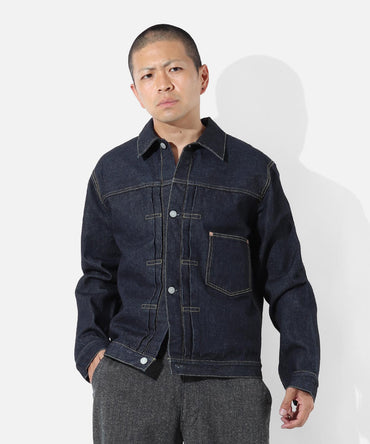 17oz Left Hand Twill Selvedge Denim Jacket World War Ⅱ Type