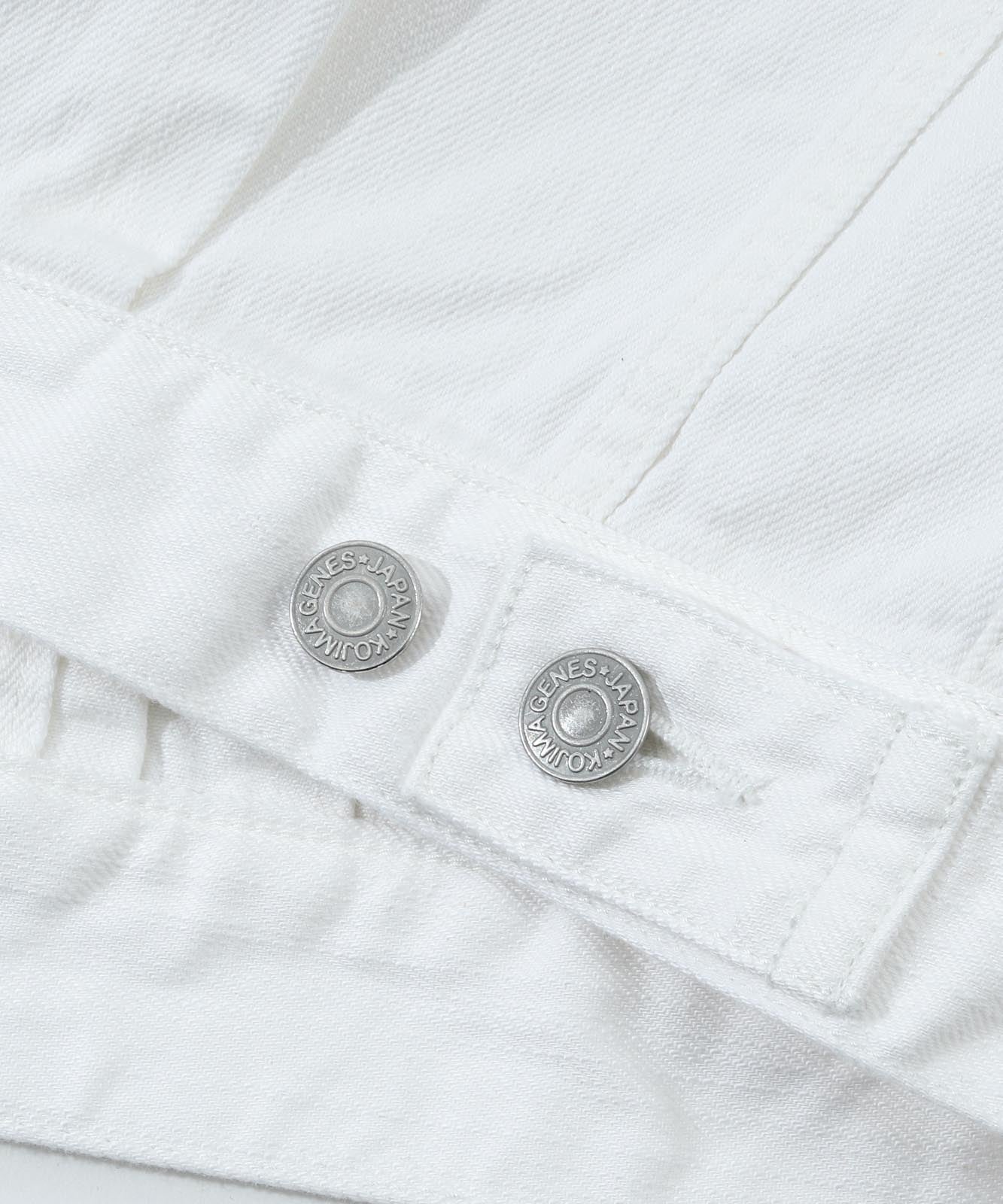 9oz Zimbabwe White Denim Jacket 2nd Type