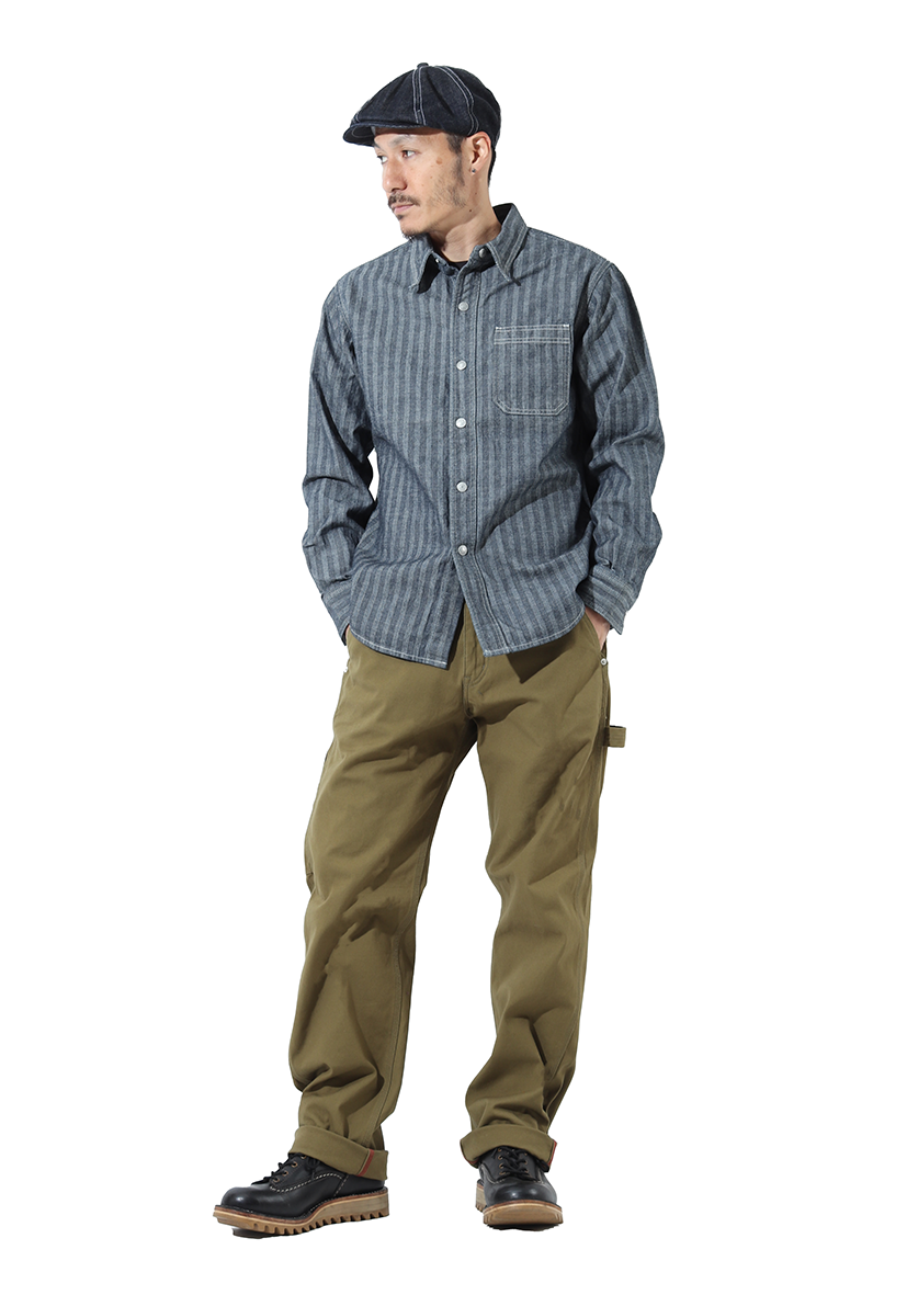Herringbone Work Shirt - KOJIMA GENES