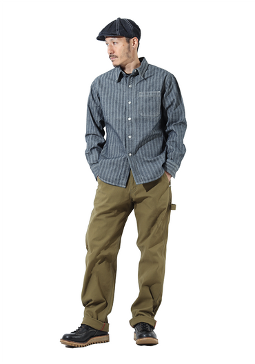 Herringbone Work Shirt - KOJIMA GENES