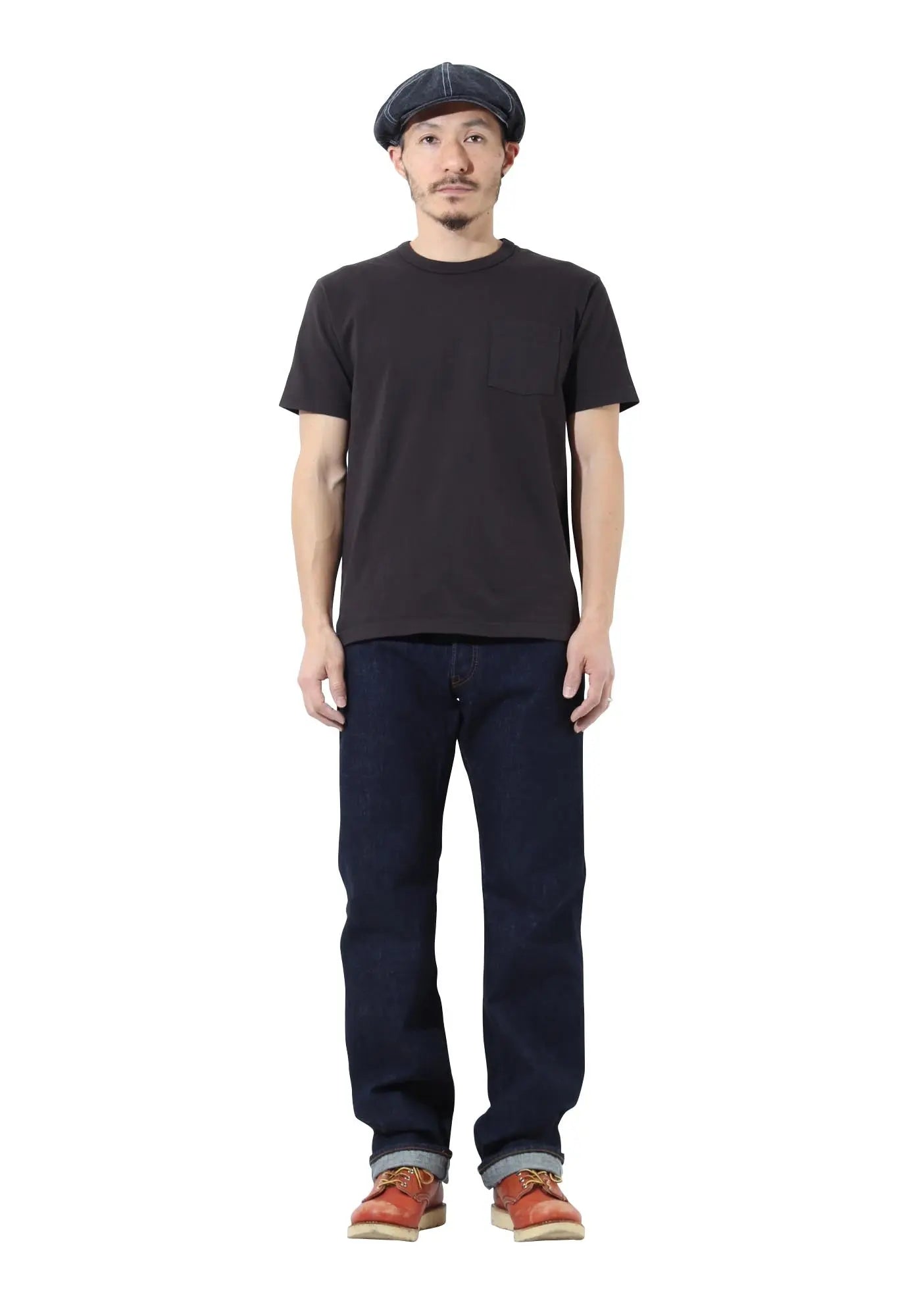 15oz selvedge straight jeans - KOJIMA GENES