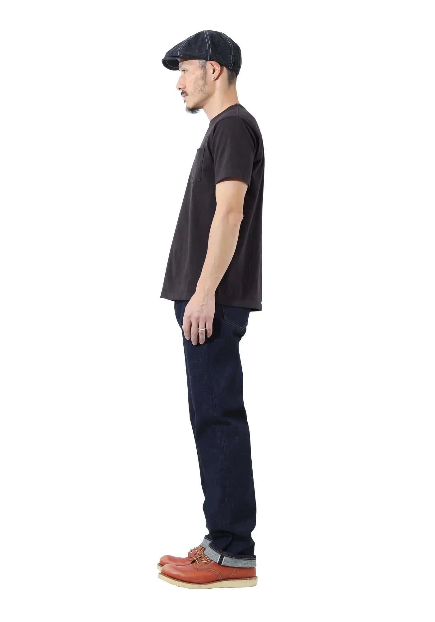 15oz selvedge straight jeans - KOJIMA GENES
