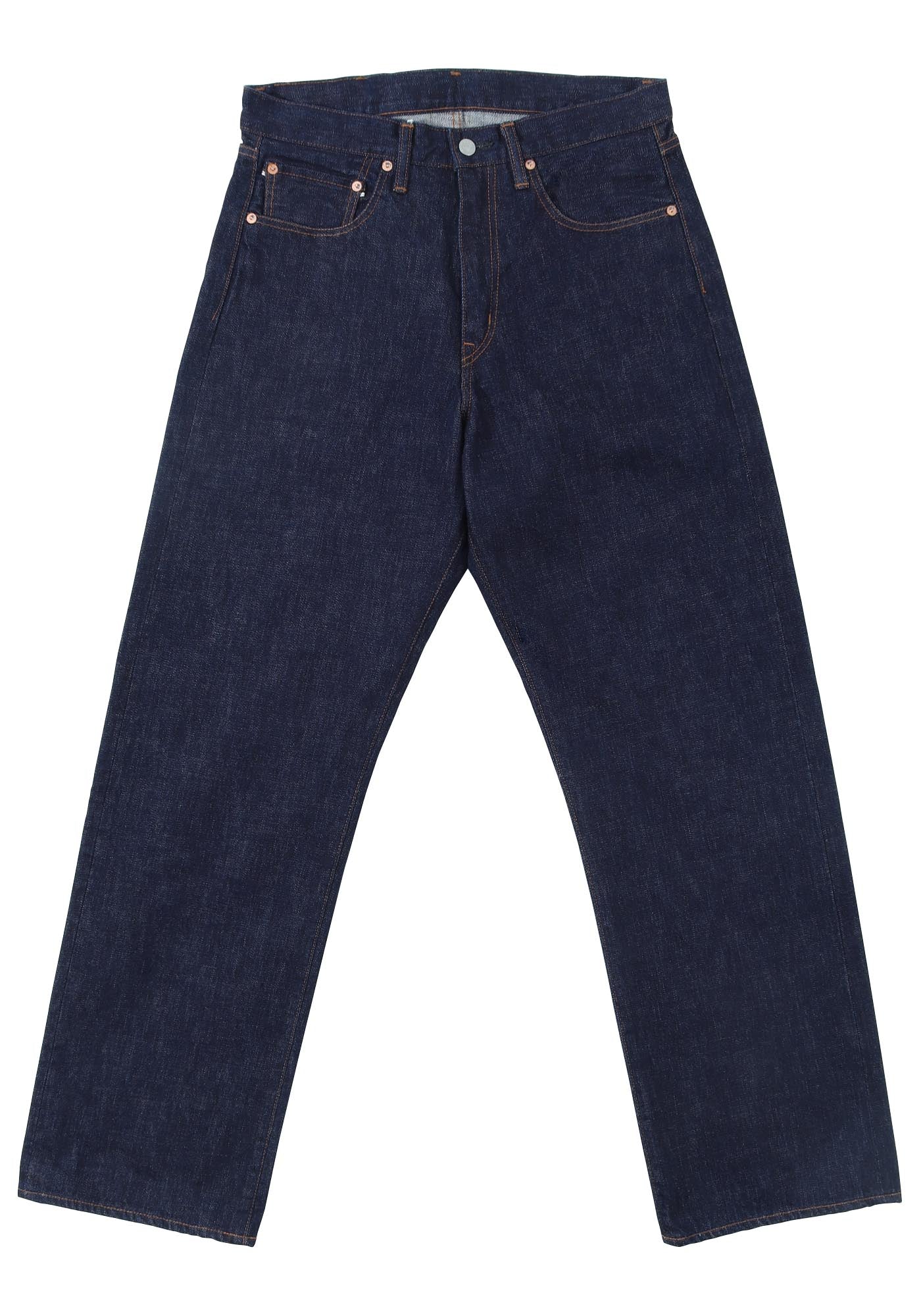 15oz Selvedge Piped Wide Straight Jeans
