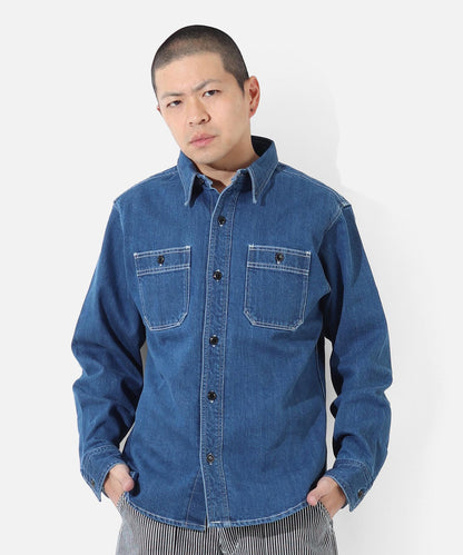 12oz Selvedge Denim Shirts Used Well