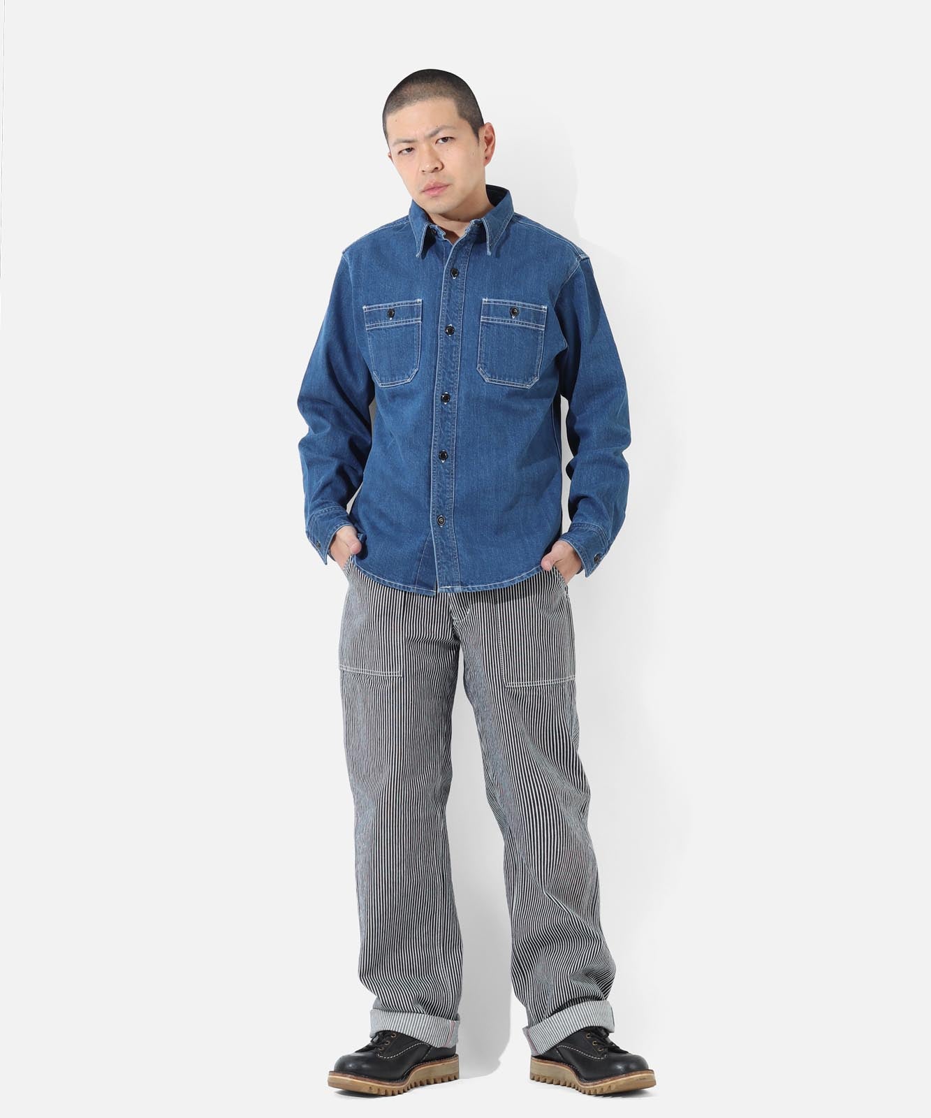 12oz Selvedge Denim Shirts Used Well