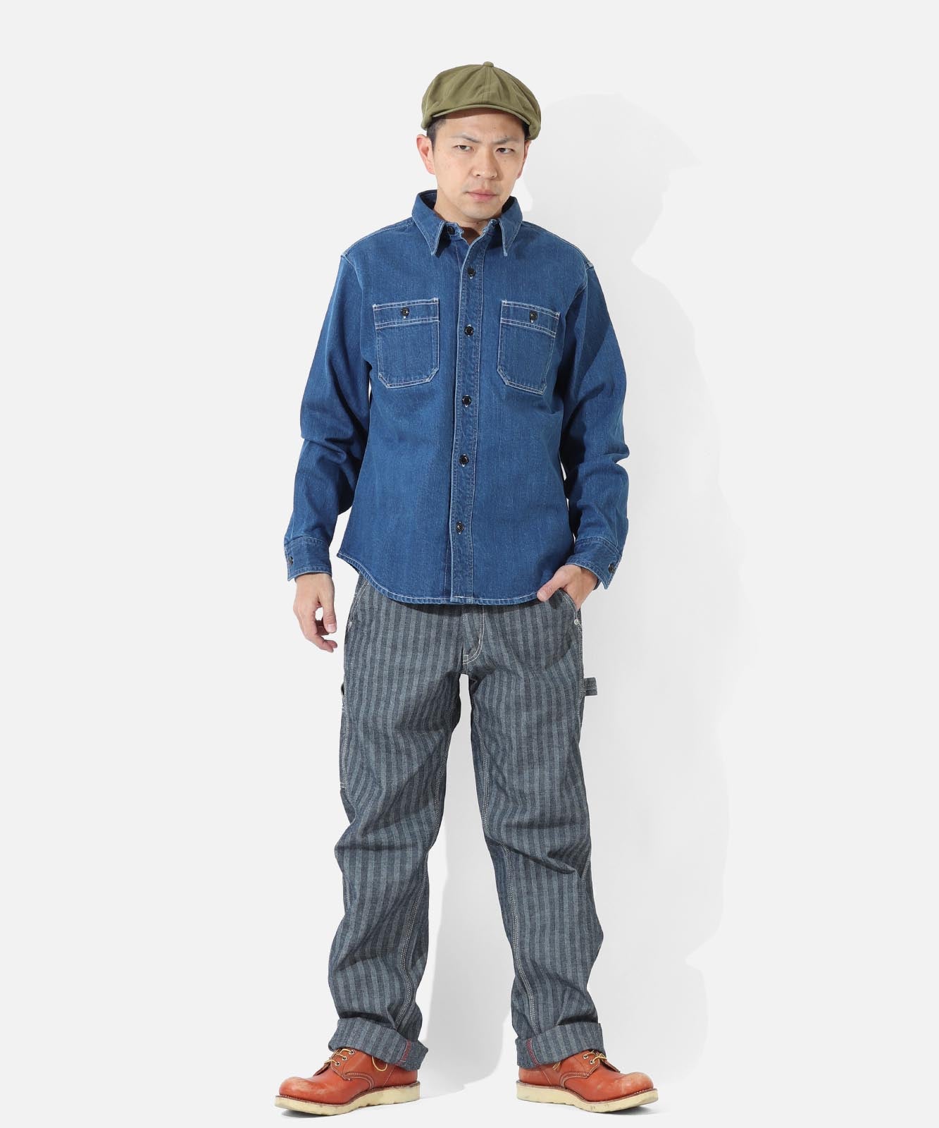 12oz Selvedge Denim Shirts Used Well