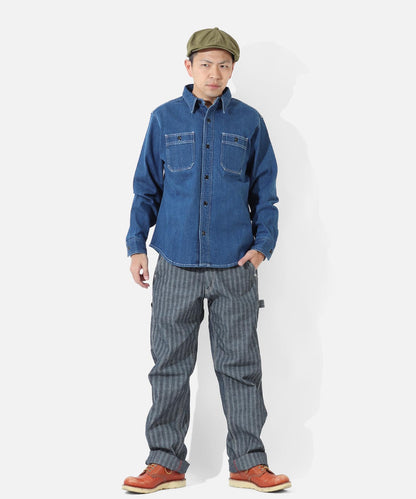 12oz Selvedge Denim Shirts Used Well