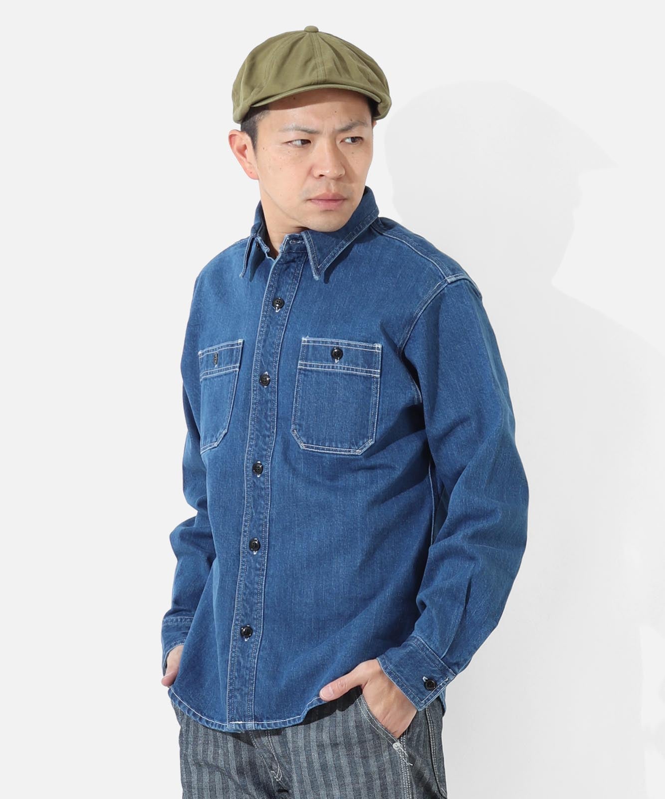 12oz Selvedge Denim Shirts Used Well