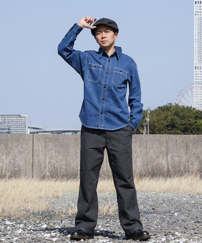 12oz Selvedge Denim Shirts Used Well