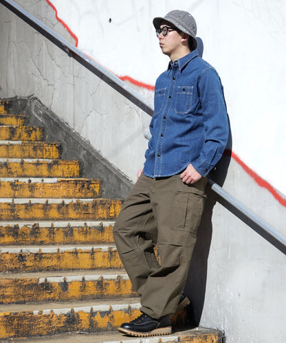 12oz Selvedge Denim Shirts Used Well