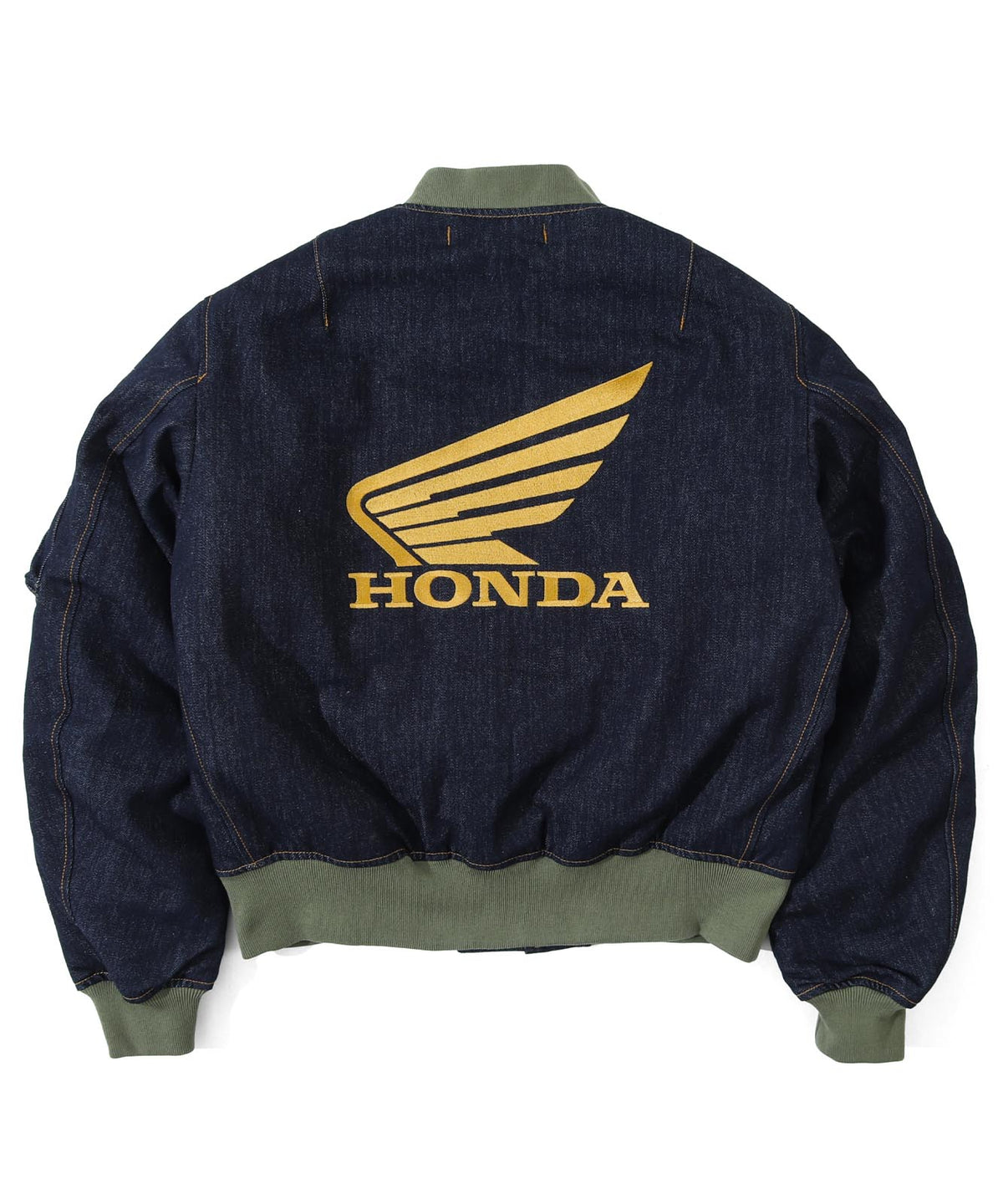 Honda × Kojima Genes Denim MA-1 FLIGHT JACKET