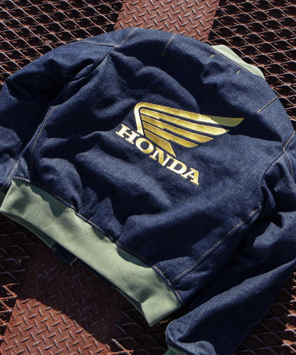 Honda × Kojima Genes Denim MA-1 FLIGHT JACKET