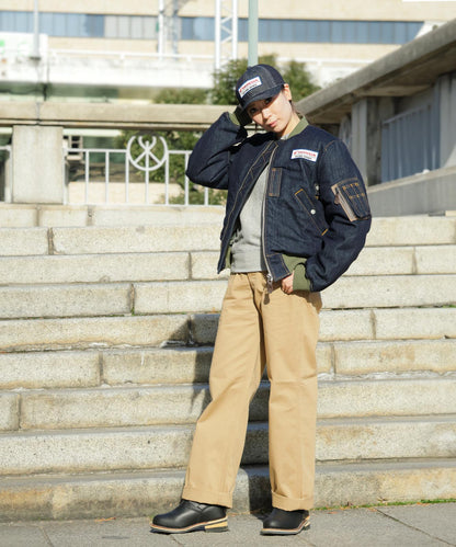 Honda × Kojima Genes Denim MA-1 FLIGHT JACKET