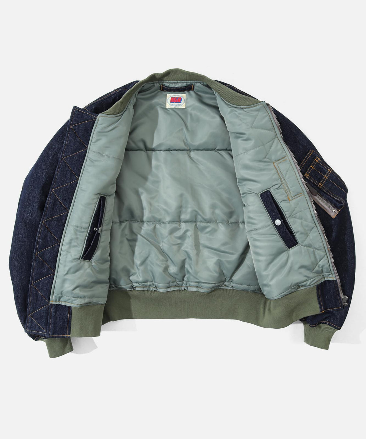 Honda × Kojima Genes Denim MA-1 FLIGHT JACKET