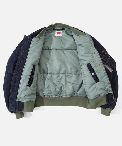Honda × Kojima Genes Denim MA-1 FLIGHT JACKET