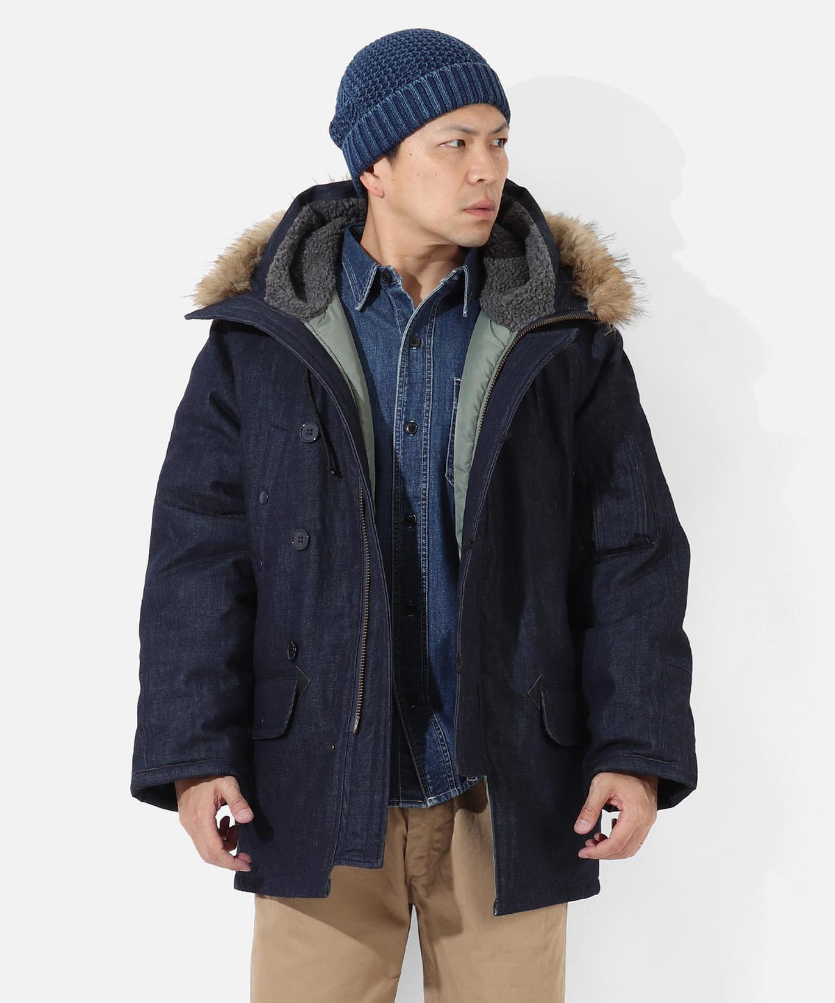 Denim N-3B Flight Jacket