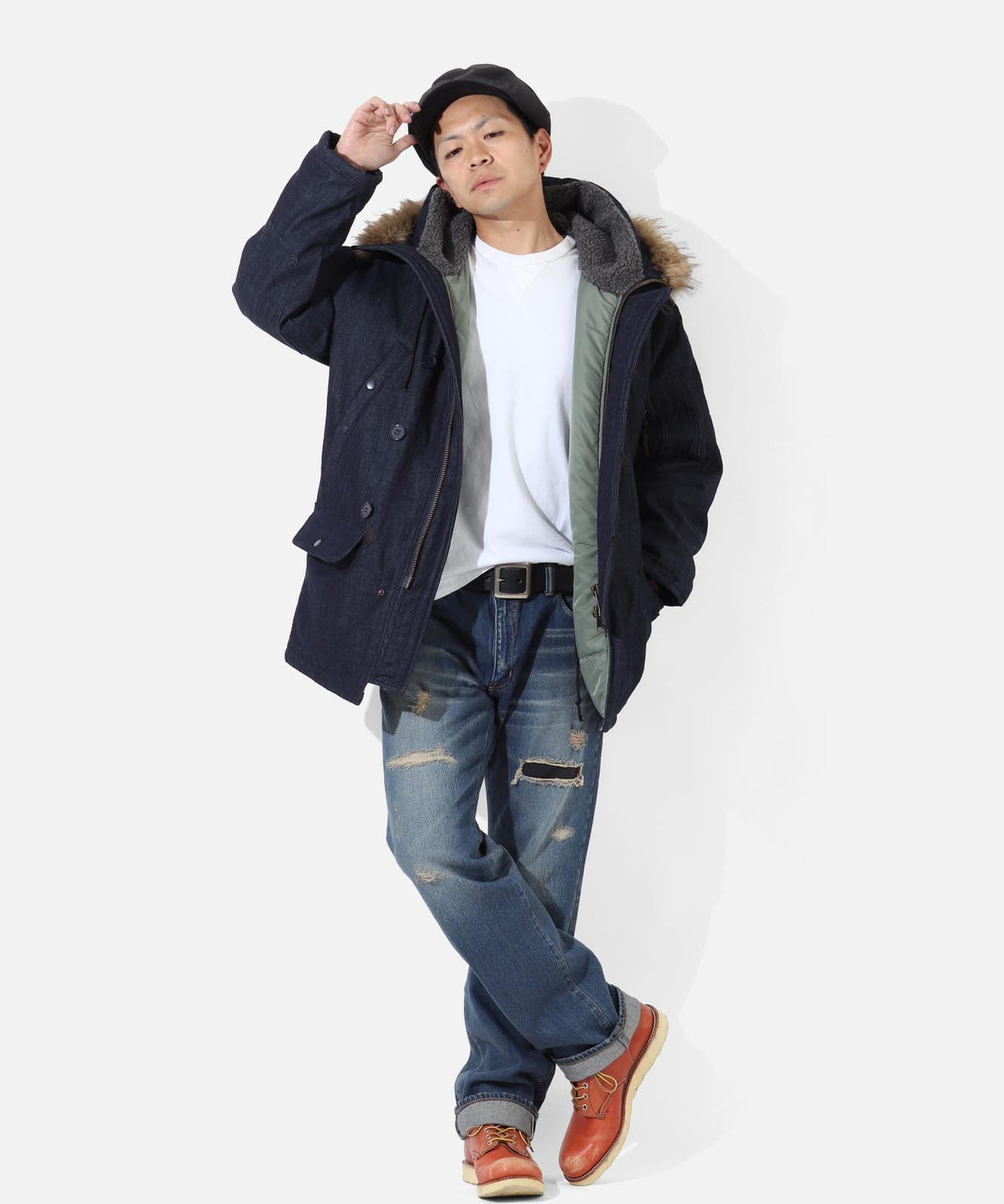 Denim N-3B Flight Jacket