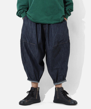 Denim Balloon Pants 2 by LELAX
