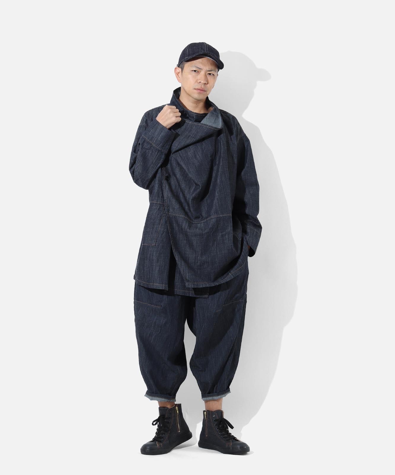 Denim Balloon Pants 2 by LELAX