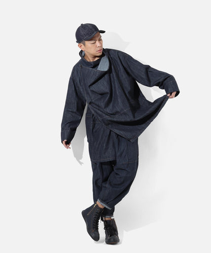 Denim Balloon Pants 2 by LELAX