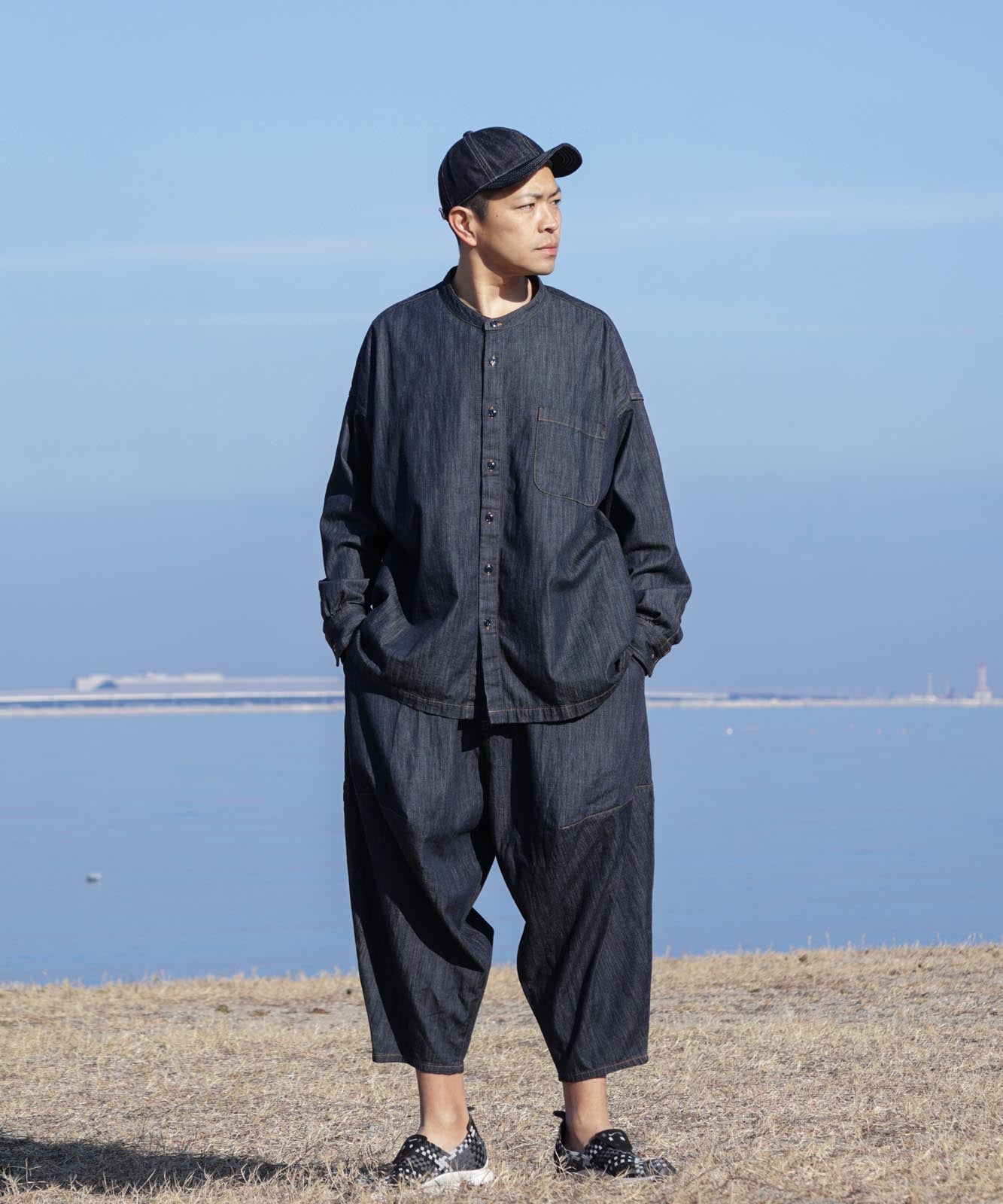 Denim Balloon Pants 2 by LELAX