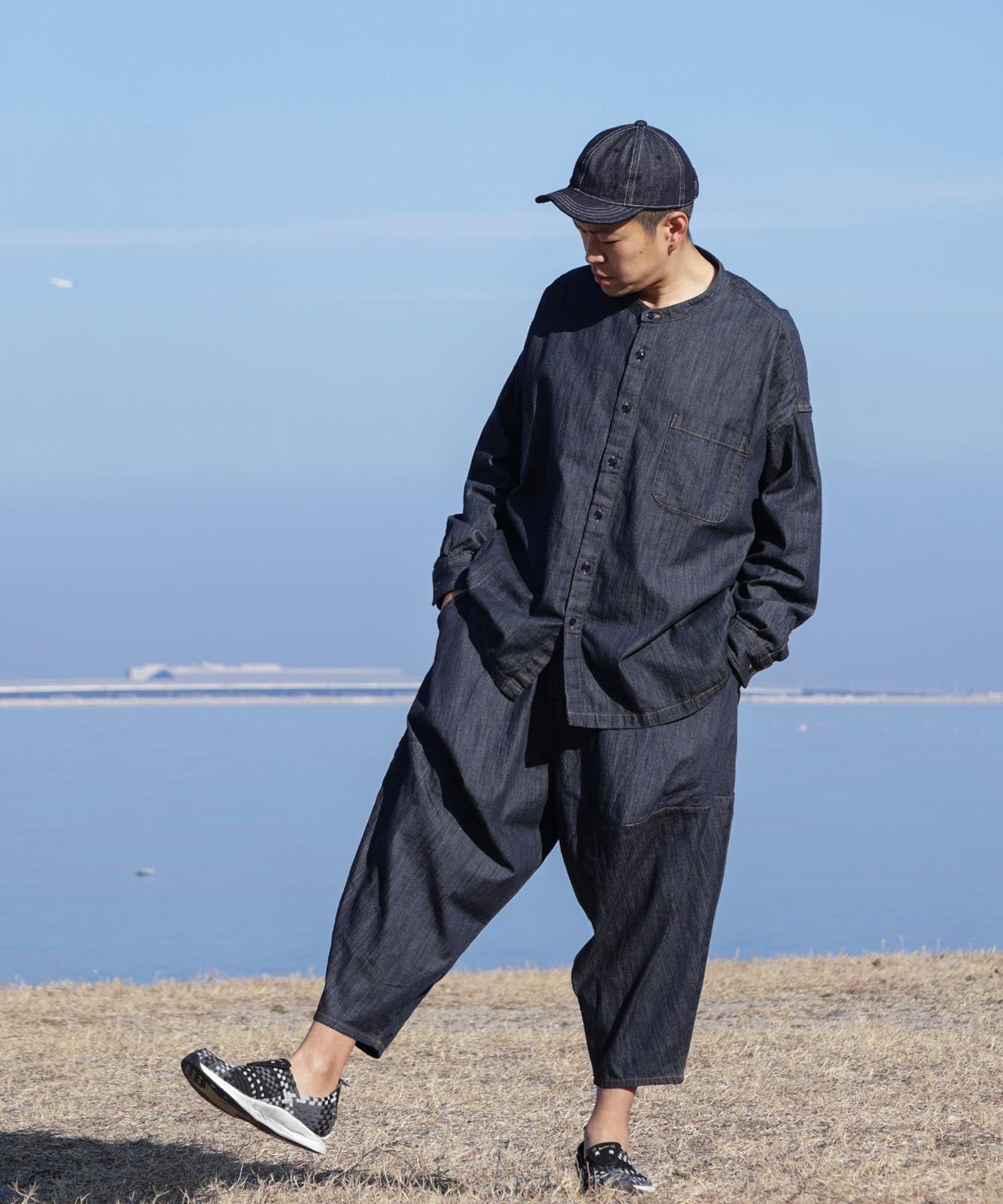 Denim Balloon Pants 2 by LELAX