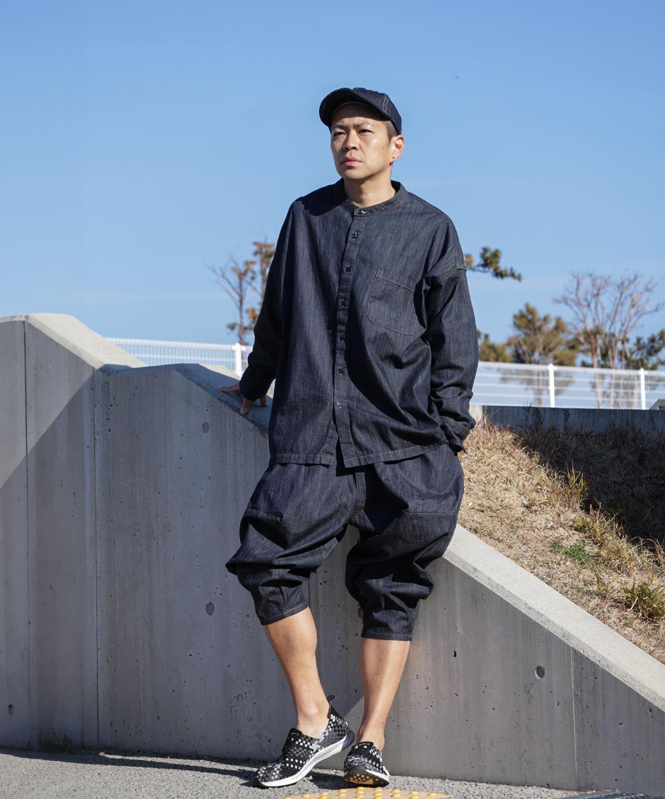 Denim Balloon Pants 2 by LELAX