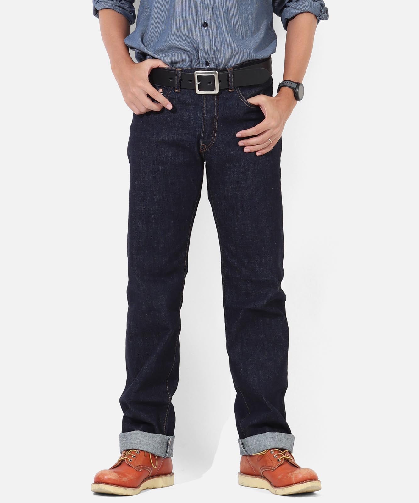 14oz Selvedge Straight Button Fly Denim