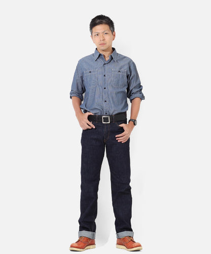 14oz Selvedge Straight Button Fly Denim