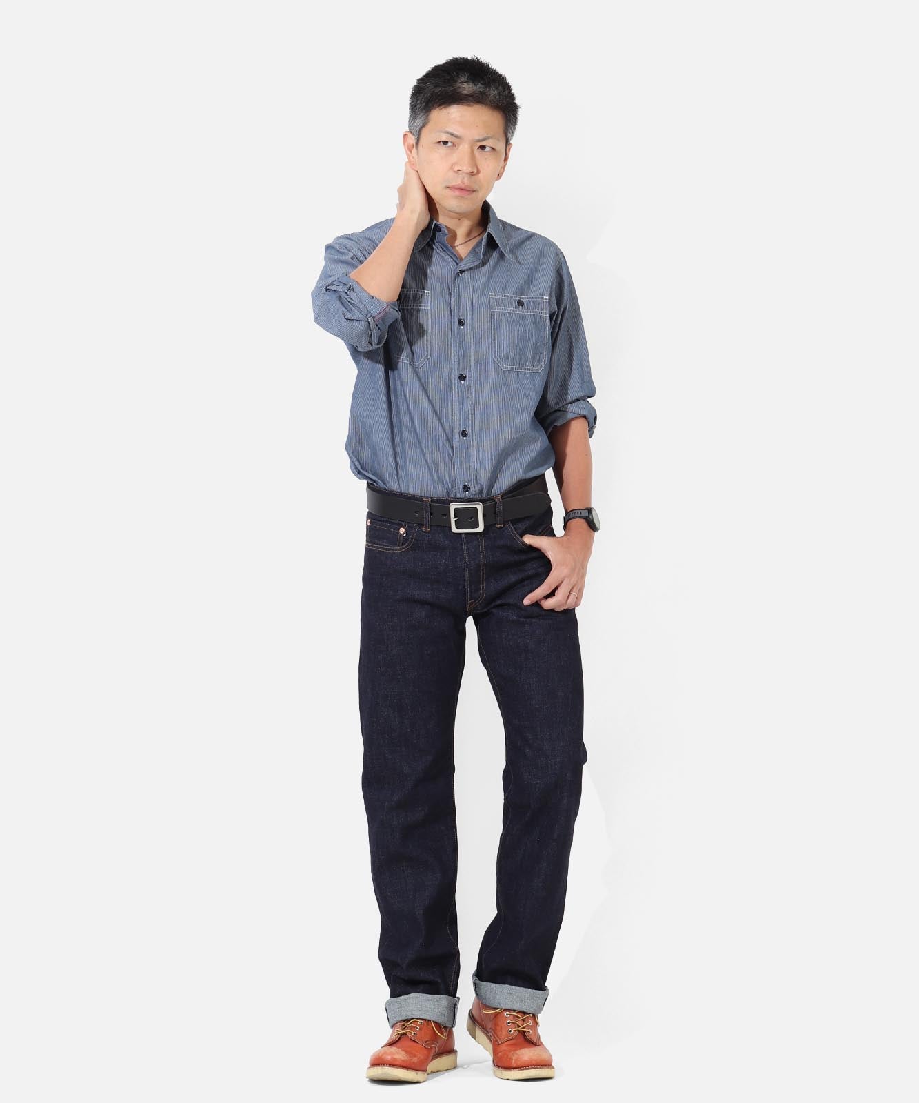 14oz Selvedge Straight Button Fly Denim