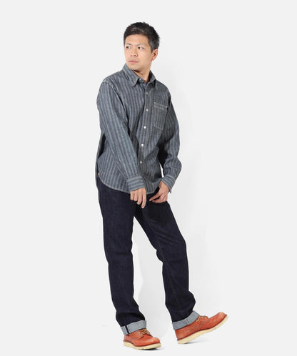 14oz Selvedge Straight Button Fly Denim