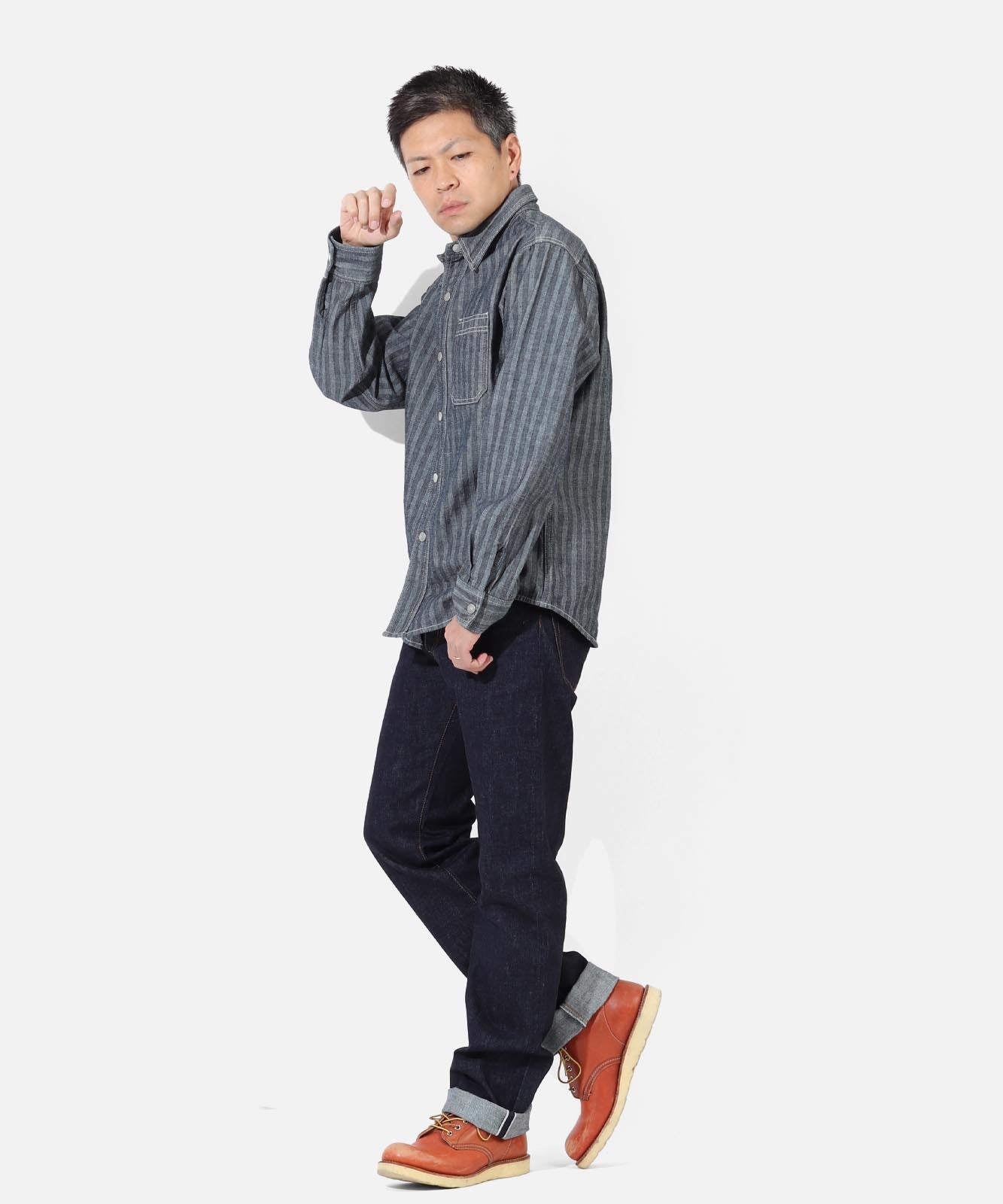 14oz Selvedge Straight Button Fly Denim