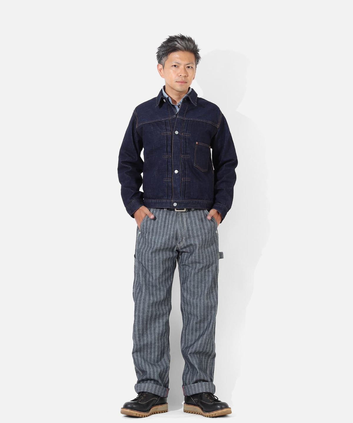 Herringbone Basic Painter Pants