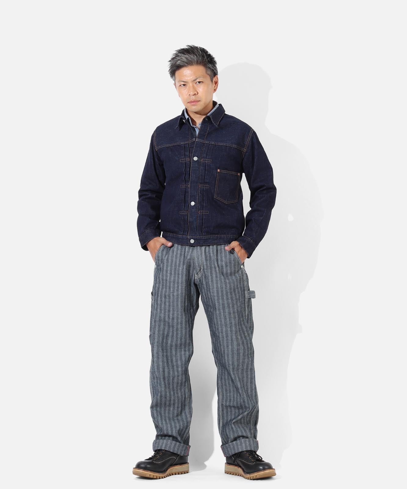 Herringbone Basic Painter Pants