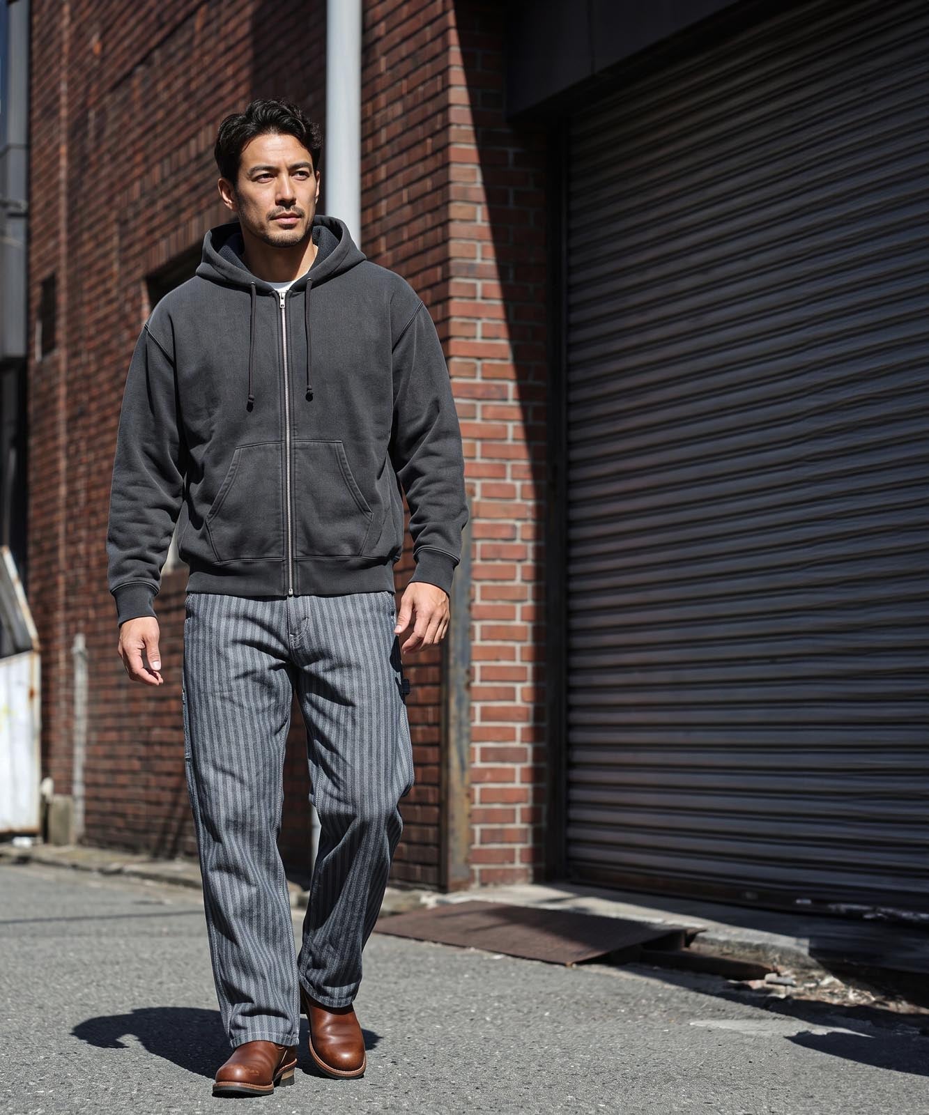 Herringbone Basic Painter Pants