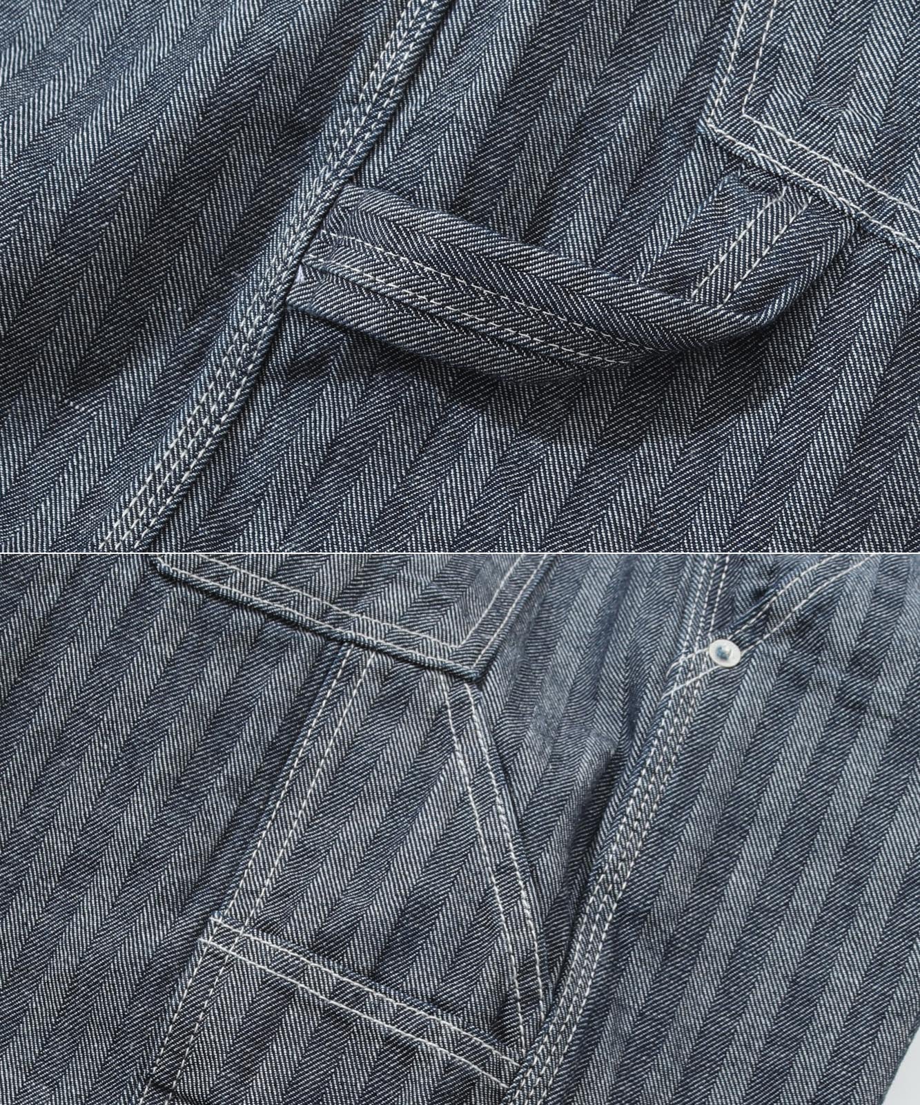Herringbone Basic Painter Pants