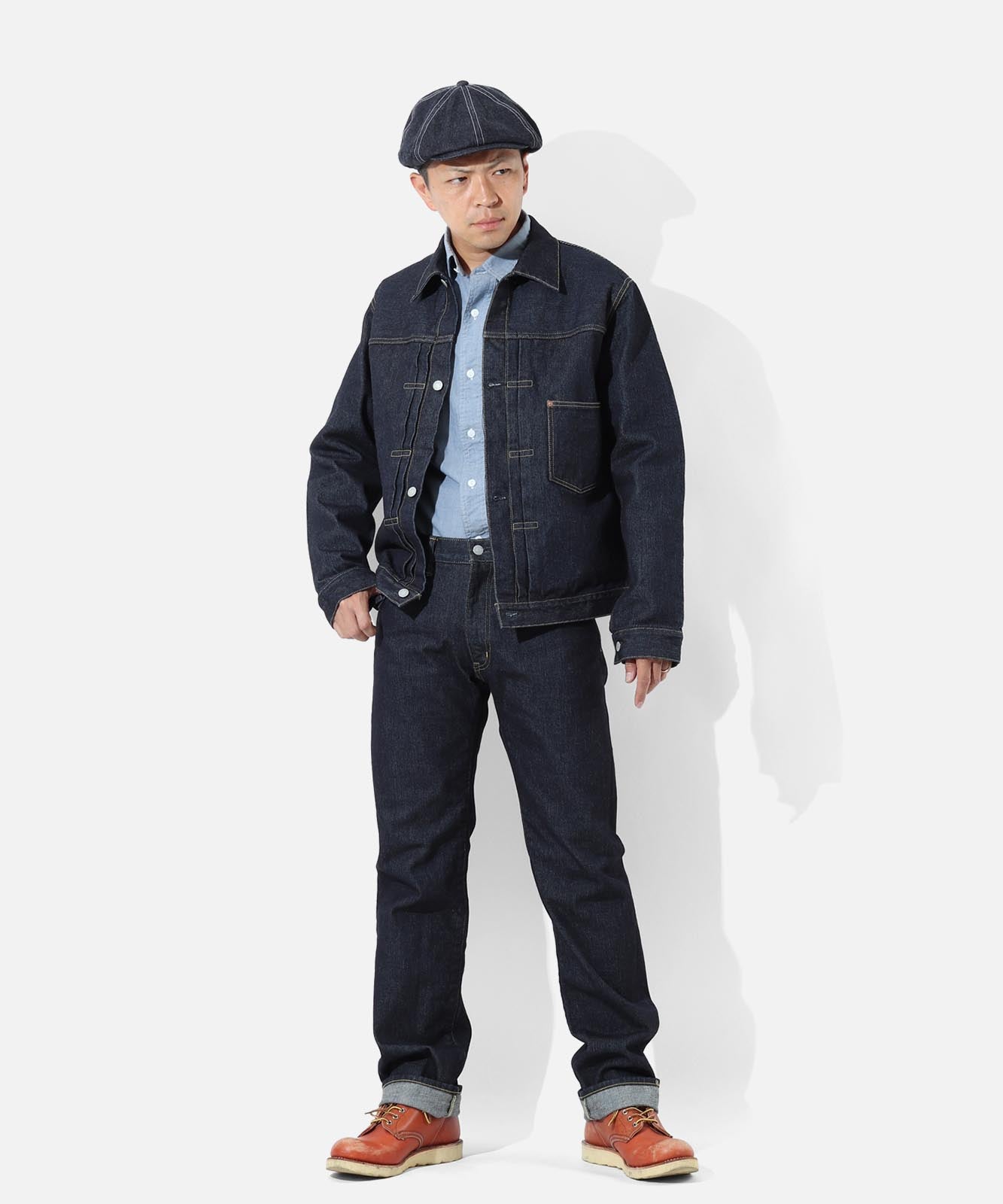 17oz Left Hand Twill Selvedge Slim Straight