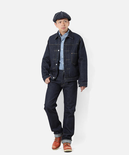 17oz Left Hand Twill Selvedge Slim Straight