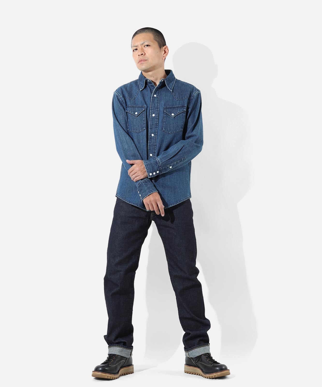 17oz Left Hand Twill Selvedge Slim Straight