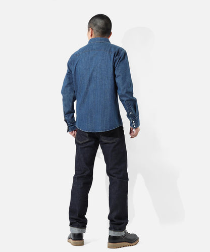 17oz Left Hand Twill Selvedge Slim Straight