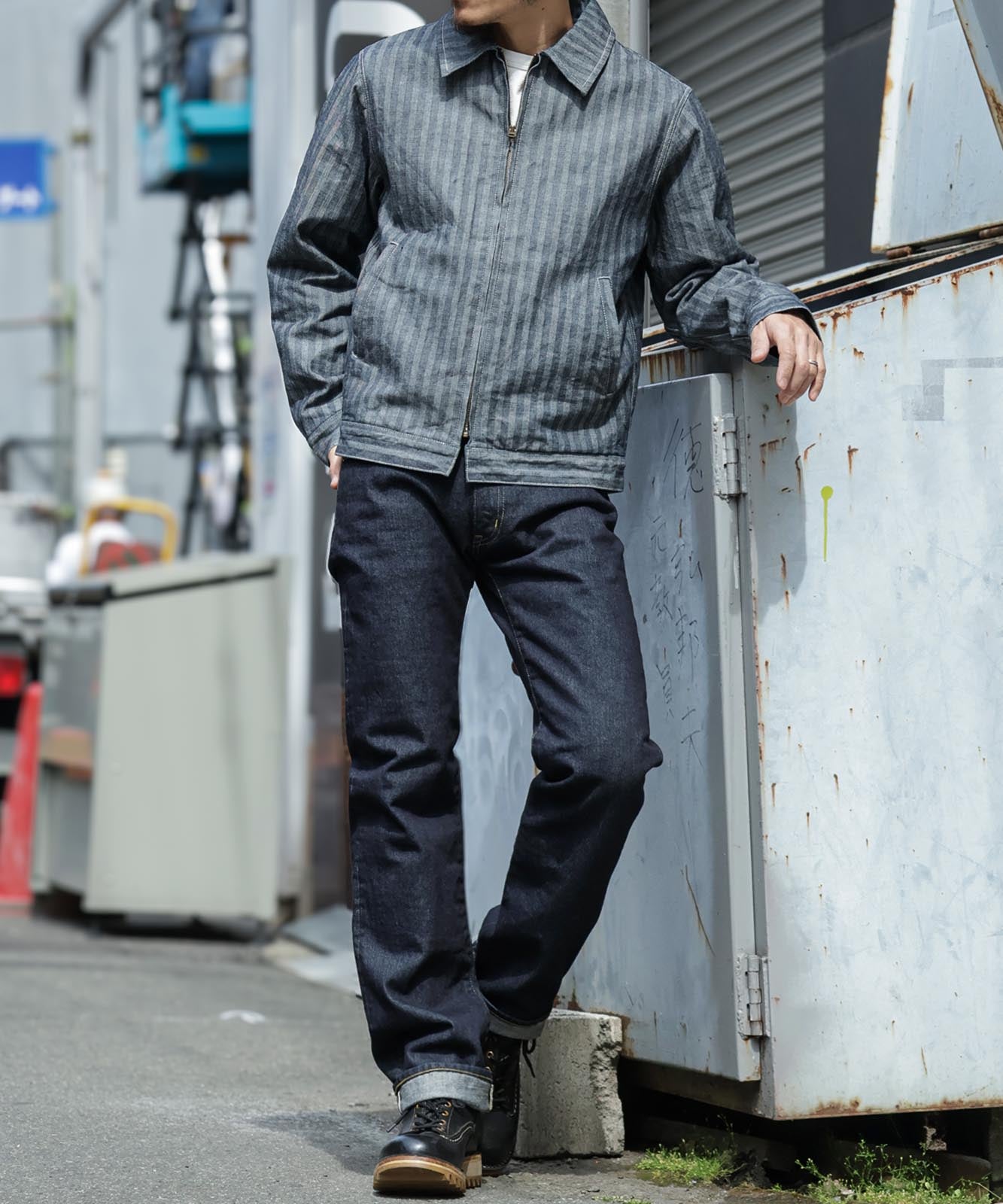 17oz Left Hand Twill Selvedge Slim Straight