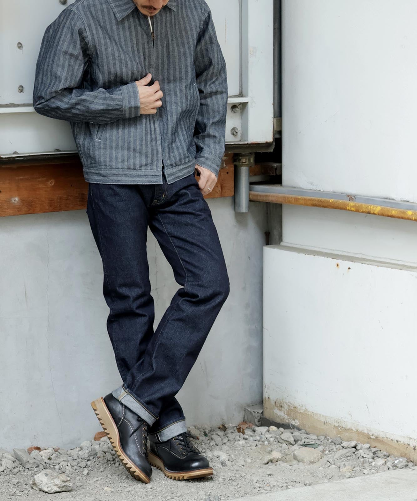 17oz Left Hand Twill Selvedge Slim Straight