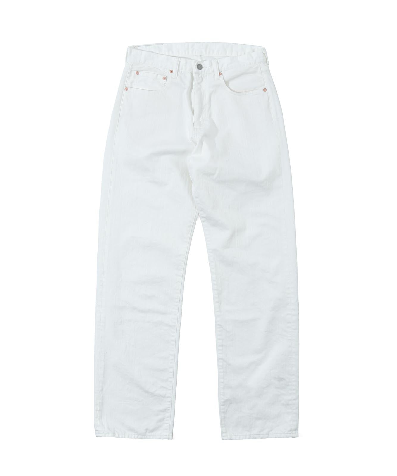 9oz Zimbabwe White Denim Wide
