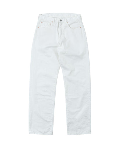 9oz Zimbabwe White Denim Wide