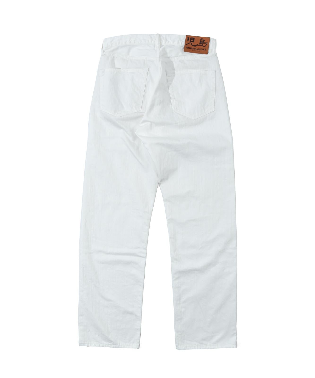 9oz Zimbabwe White Denim Wide