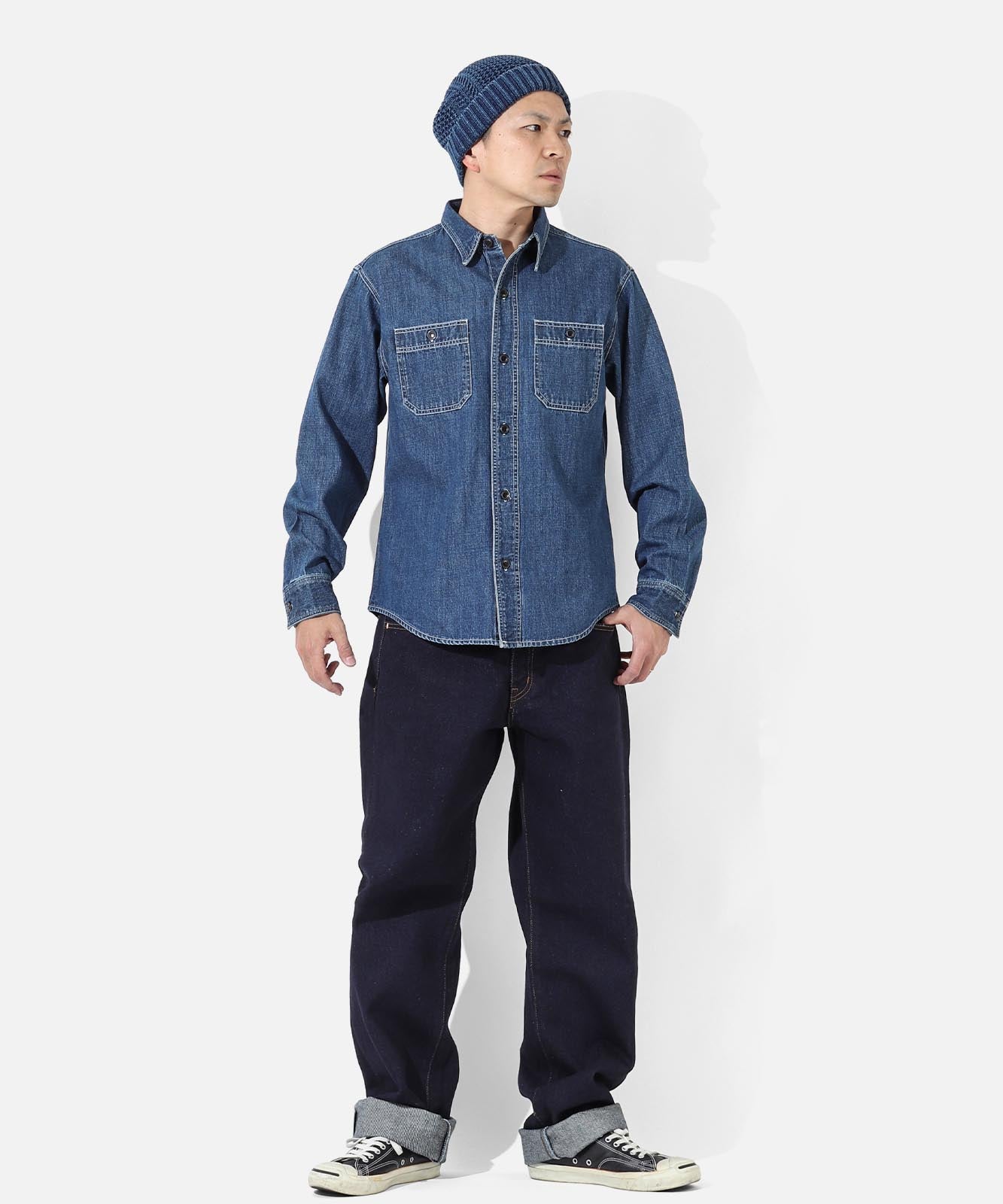 22oz Selvedge Wide Jeans