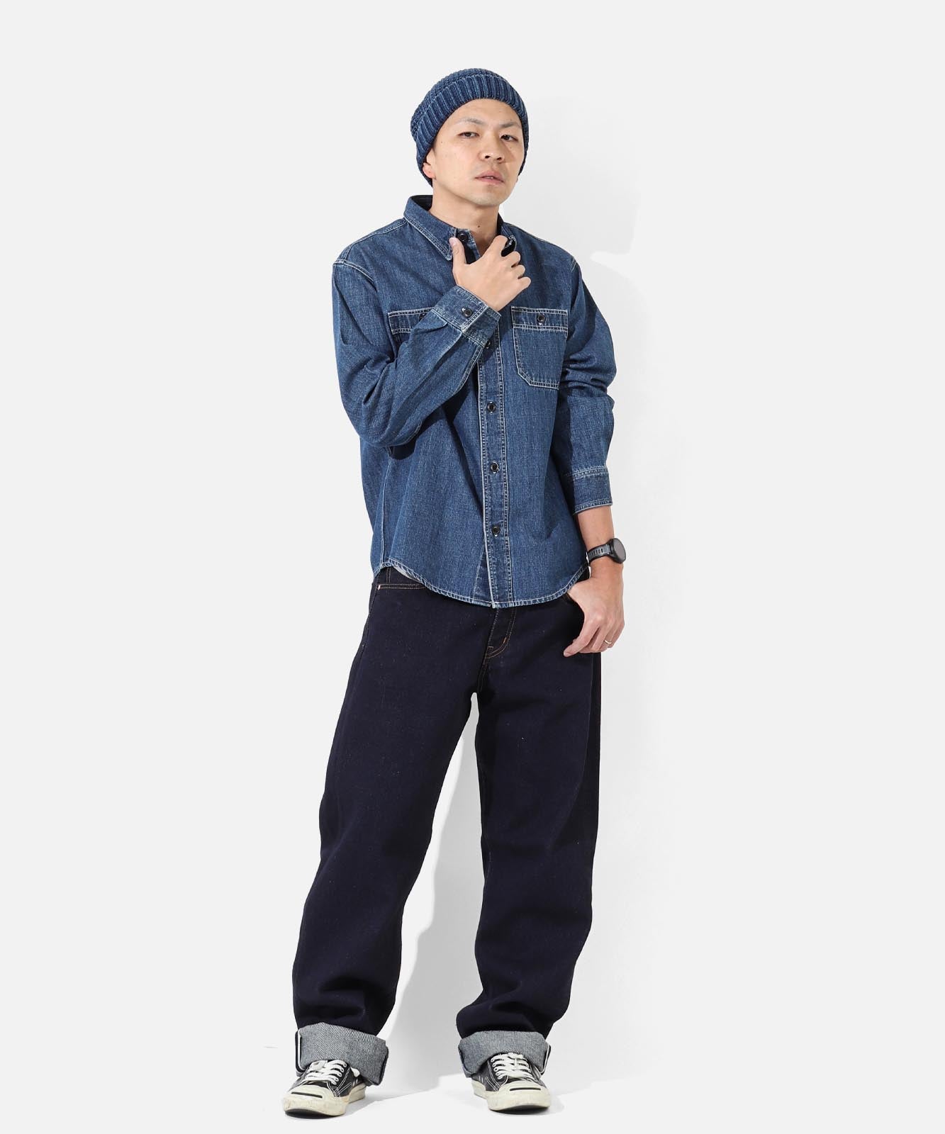 22oz Selvedge Wide Jeans