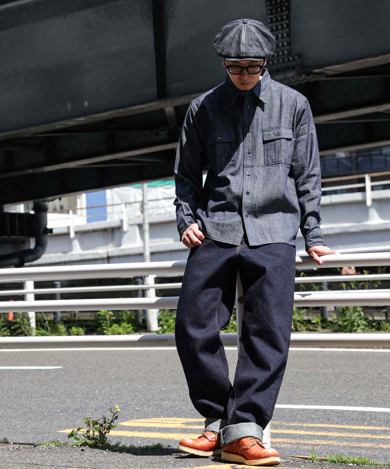 22oz Selvedge Wide Jeans