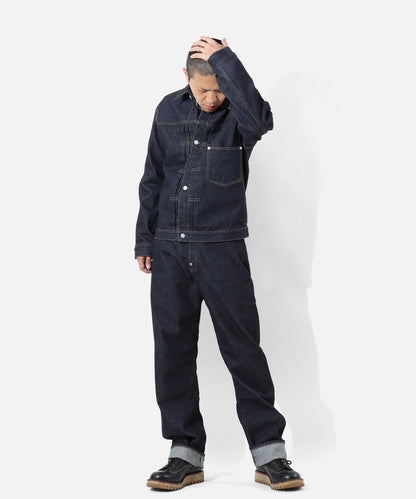 17oz Left Hand Twill Selvedge Denim Jacket World War Ⅱ Type