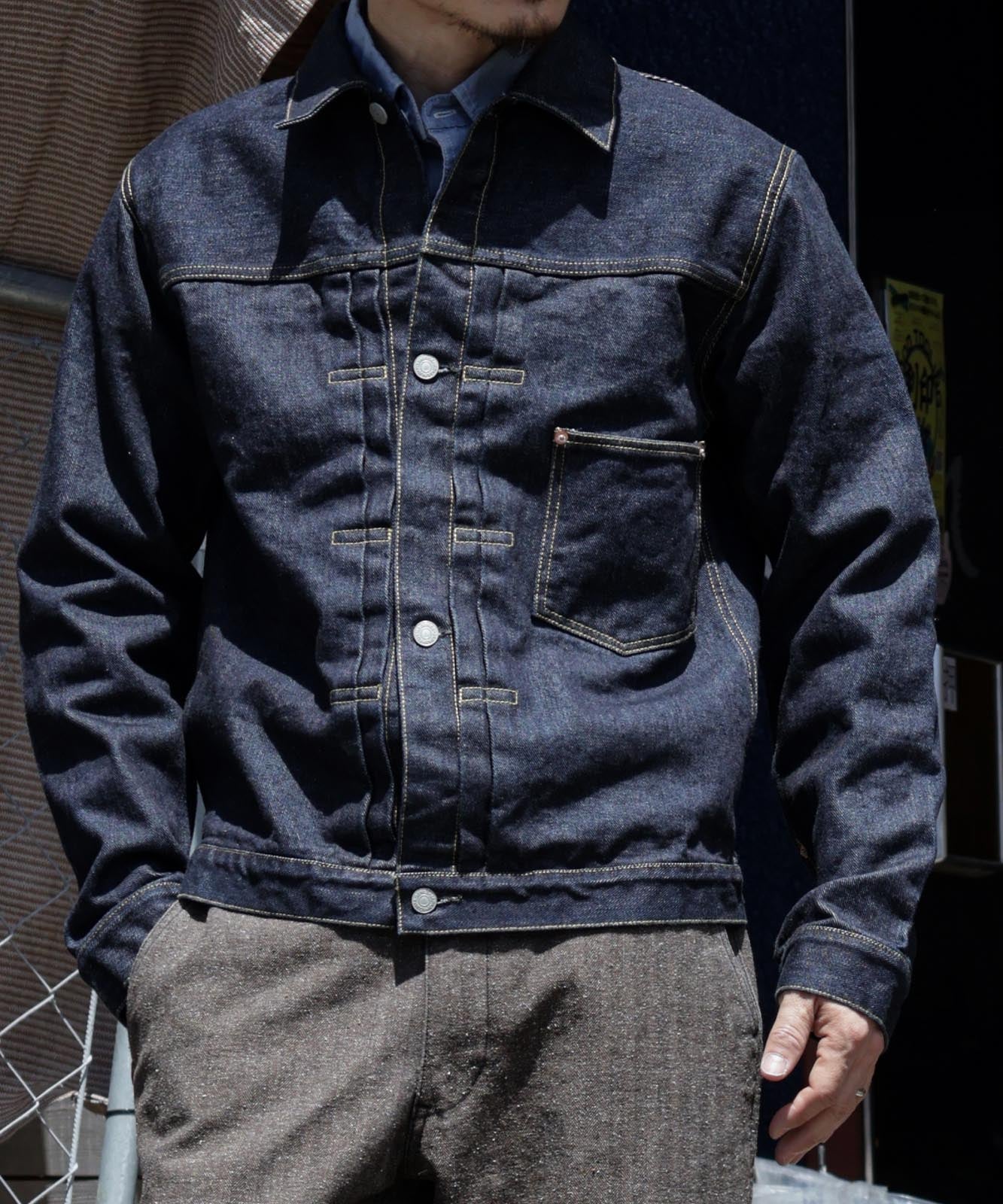 17oz Left Hand Twill Selvedge Denim Jacket World War Ⅱ Type